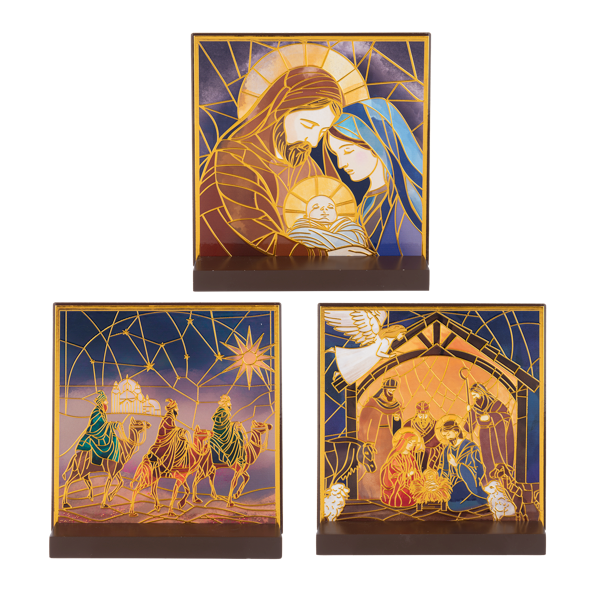 Mosaic Nativity Block
