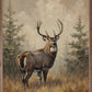 Whitetail Buck In Pines