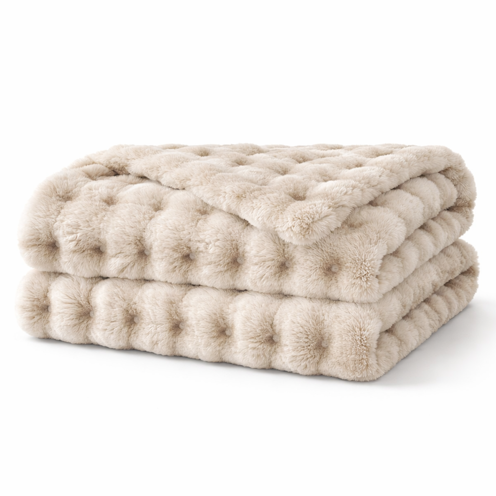 Faux Fur Throw Blanket