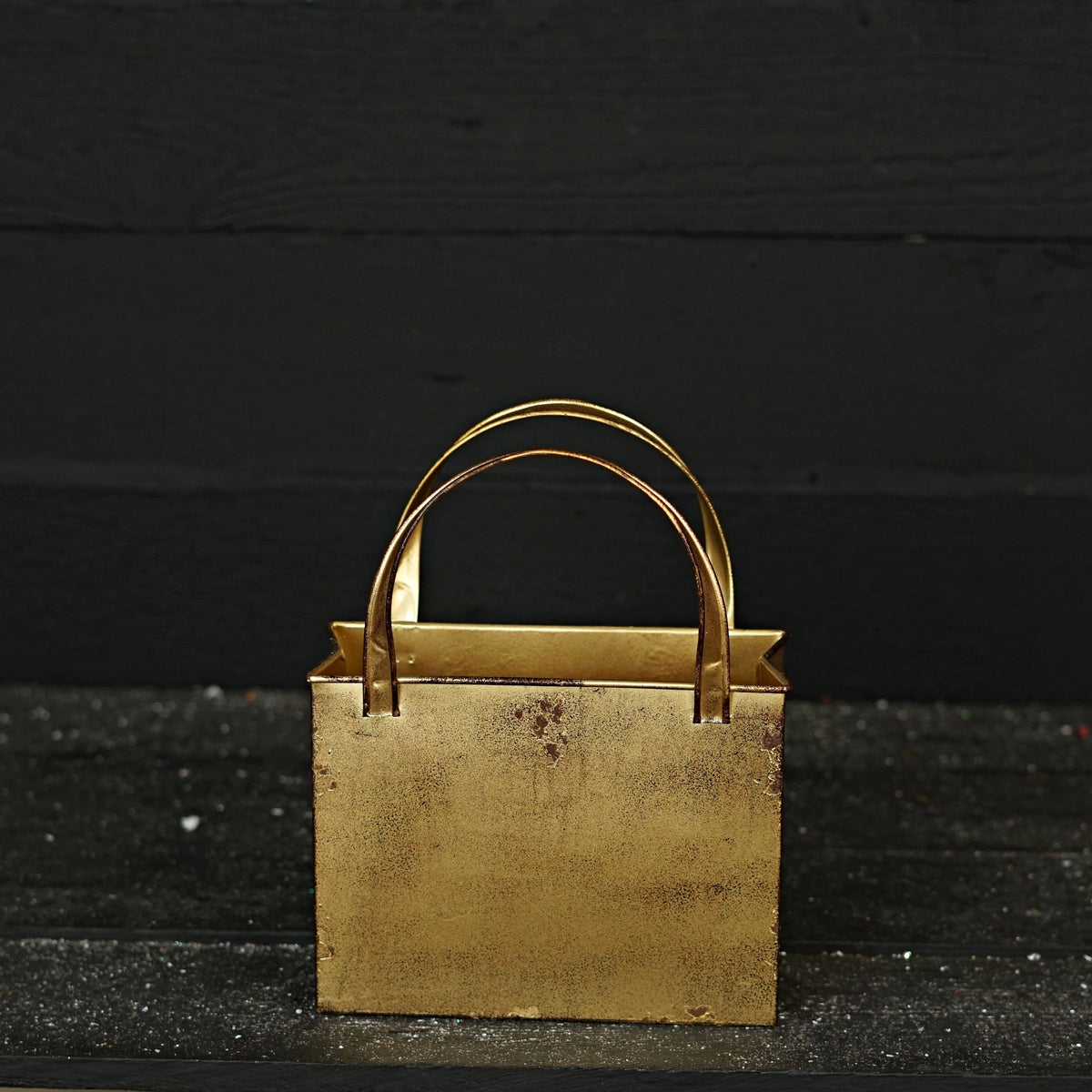 Distressed Metal Tote Bag