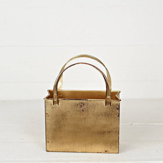 Distressed Metal Tote Bag