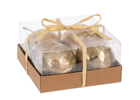 Gold Pear Fingurine
