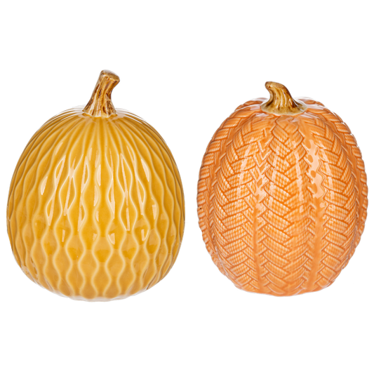 Harvest Pumpkin Figurines