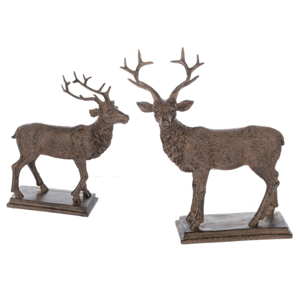 Antique Deer Set of 2
