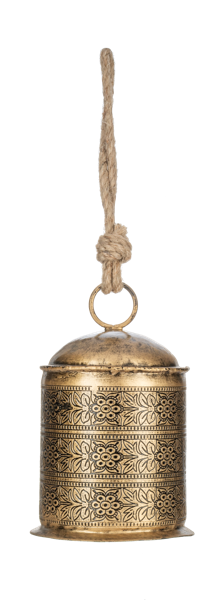 Hammered Gold Bell Set